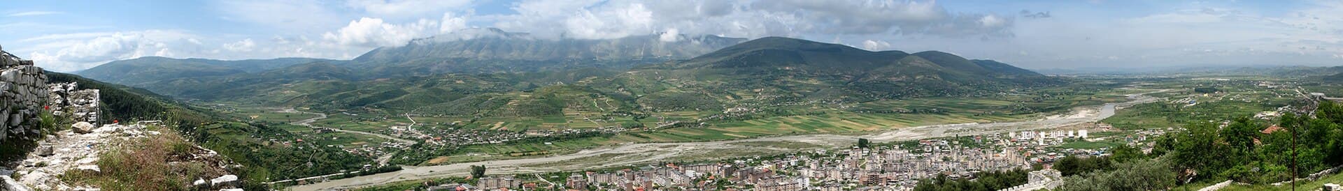 Albania, Berat, Panorama