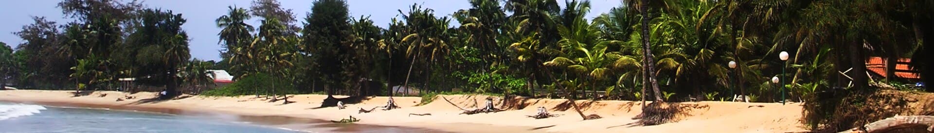 Beach in San Pédro.