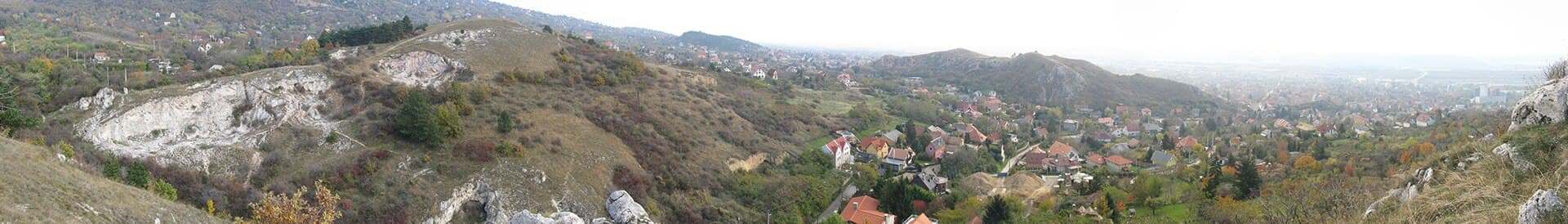 Budaörs hills, panoramic image
